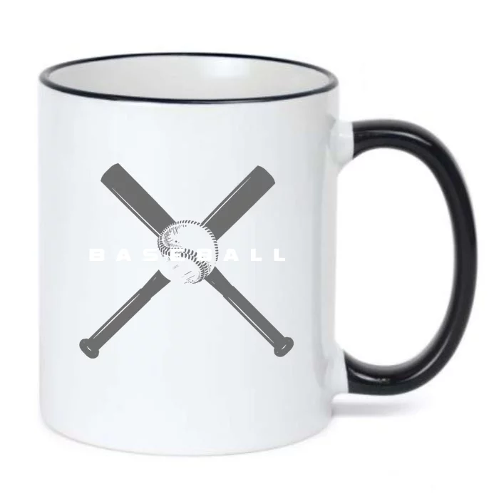 Baseball Baseball Black Color Changing Mug