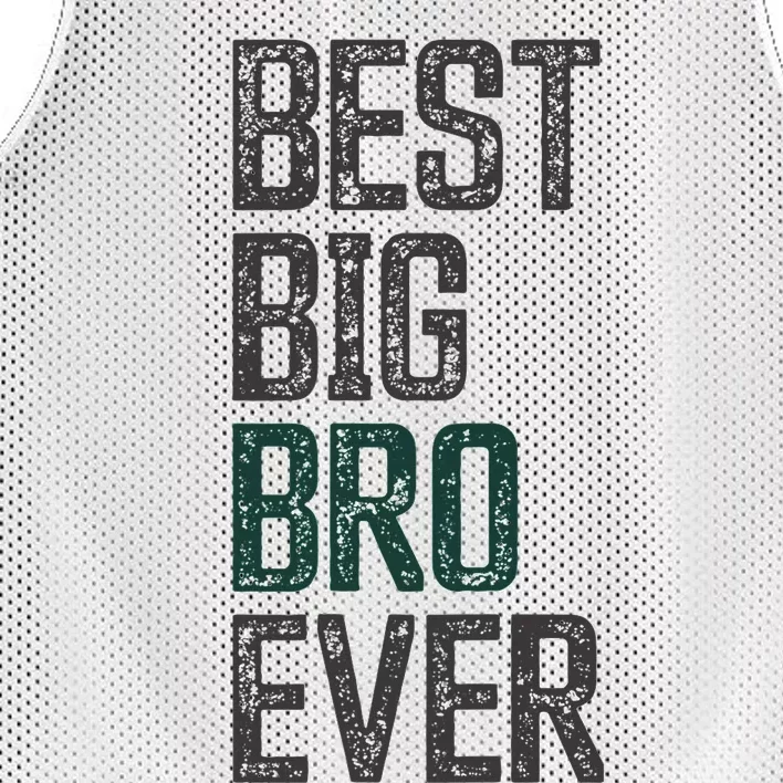 Best Big Brother Bro Ever Funny Big Bro Sibling Big Brother Mesh Reversible Basketball Jersey Tank