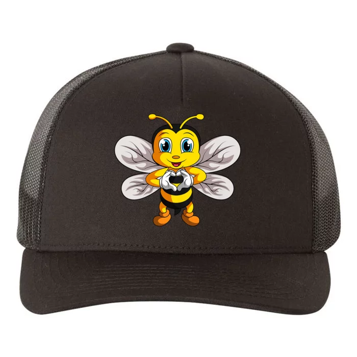 Bee Bumble Bee Yupoong Adult 5-Panel Trucker Hat