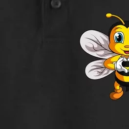 Bee Bumble Bee Dry Zone Grid Performance Polo