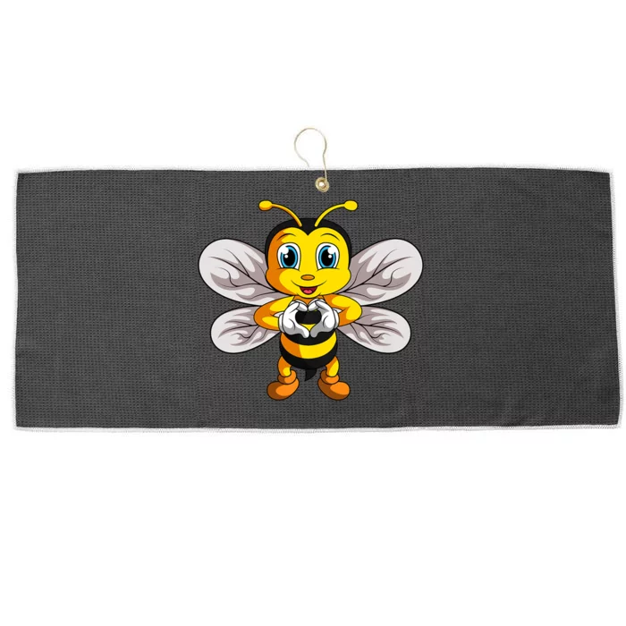 Bee Bumble Bee Large Microfiber Waffle Golf Towel