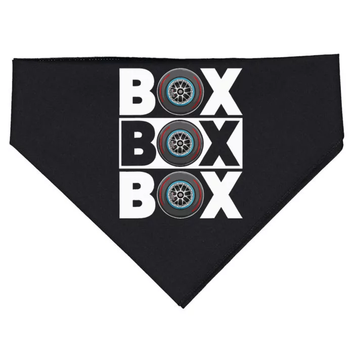 Box Box Box F1 Drag Racing Race Drifting Fast Cars USA-Made Doggie Bandana