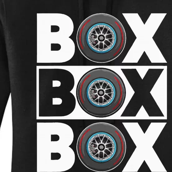 Box Box Box F1 Drag Racing Race Drifting Fast Cars Women's Pullover Hoodie