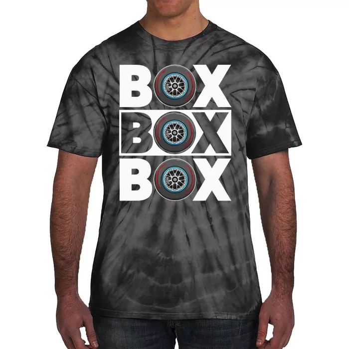 Box Box Box F1 Drag Racing Race Drifting Fast Cars Tie-Dye T-Shirt