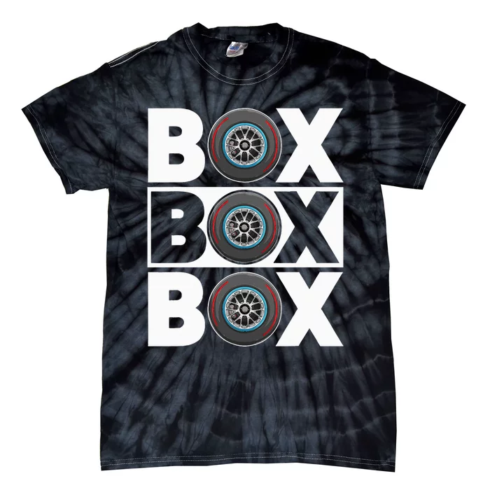 Box Box Box F1 Drag Racing Race Drifting Fast Cars Tie-Dye T-Shirt