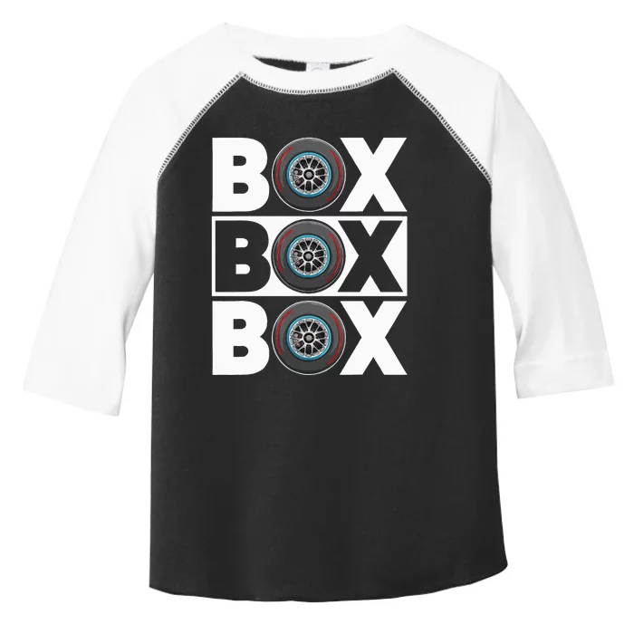 Box Box Box F1 Drag Racing Race Drifting Fast Cars Toddler Fine Jersey T-Shirt