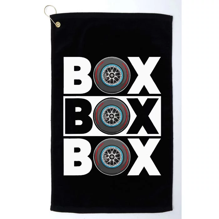 Box Box Box F1 Drag Racing Race Drifting Fast Cars Platinum Collection Golf Towel