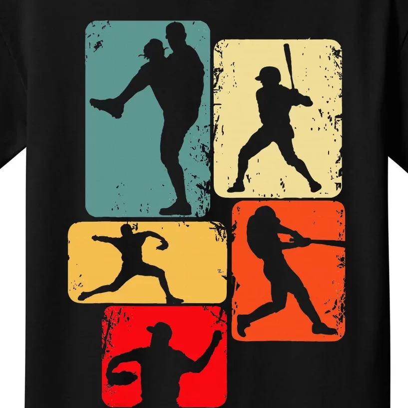 Baseball Batter Kids T-Shirt