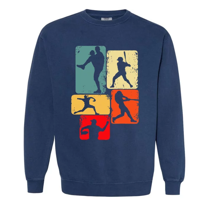 Baseball Batter Garment-Dyed Sweatshirt