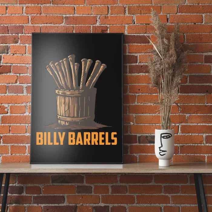 Billy Barrels Poster