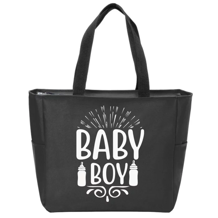 Baby Boy Zip Tote Bag