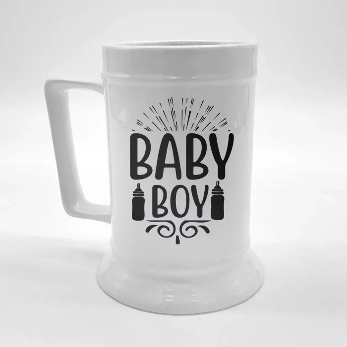 Baby Boy Front & Back Beer Stein