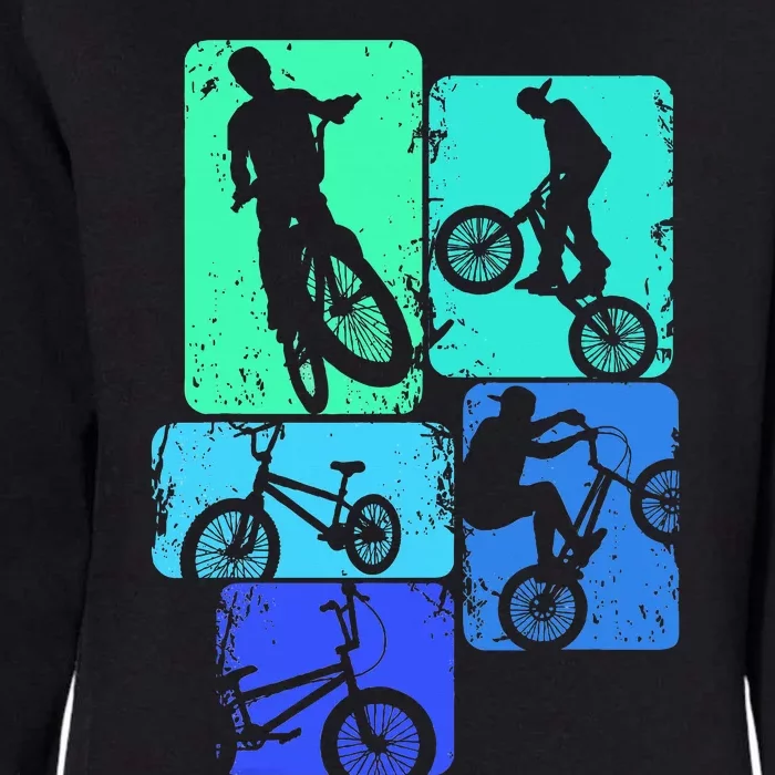 Bmx Bike Bicycle Stunt Racing Womens California Wash Sweatshirt