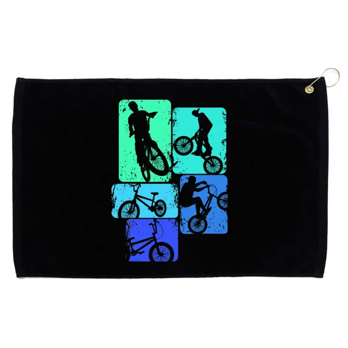 Bmx Bike Bicycle Stunt Racing Grommeted Golf Towel