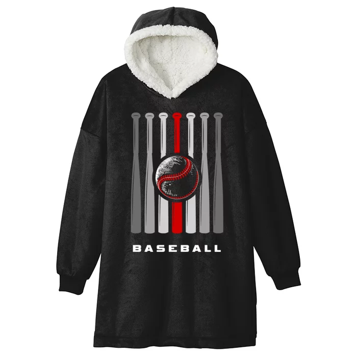 Baseball Baseball Hooded Wearable Blanket