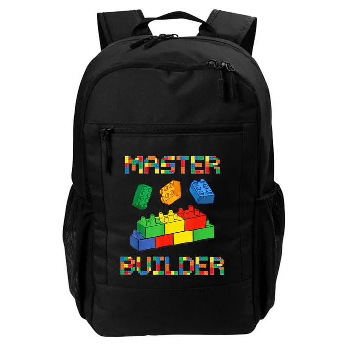 Brick Builder Blocks Building Master Builder Funny Toys Kids Daily Commute Backpack