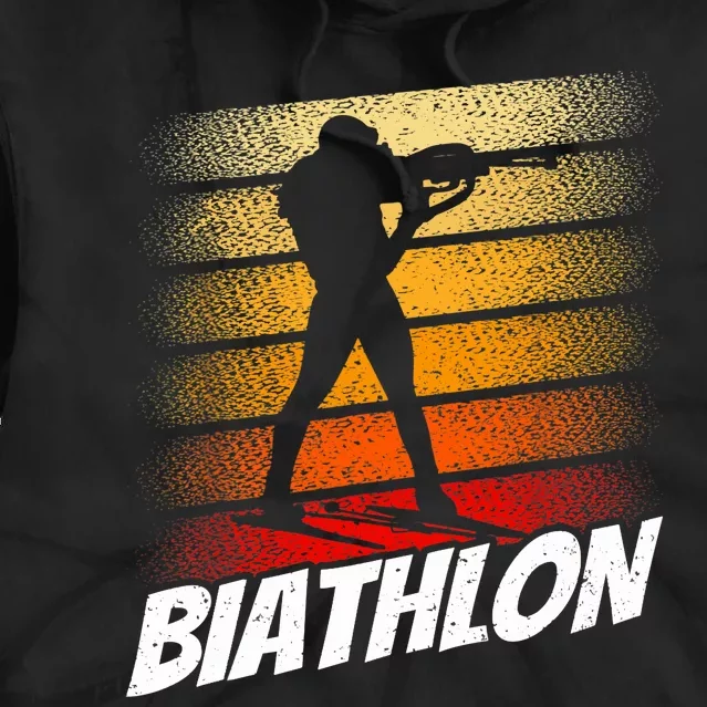 Biathlon Biathlete Biathlons Sports Tie Dye Hoodie