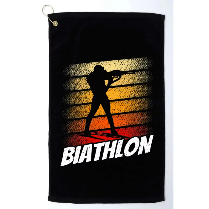 Biathlon Biathlete Biathlons Sports Platinum Collection Golf Towel