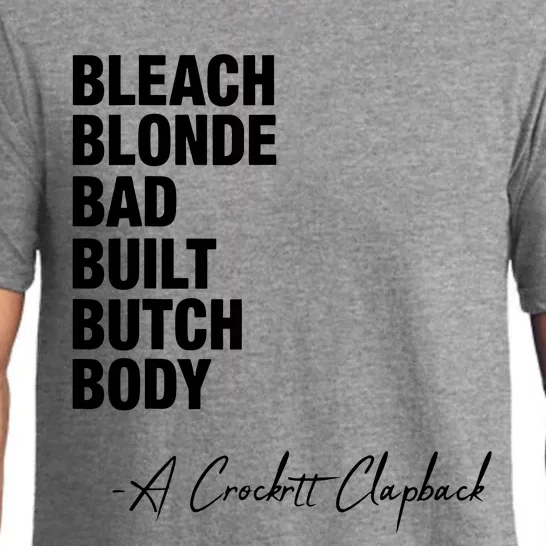 Bleach Blonde Bad Built Butch Body Pajama Set