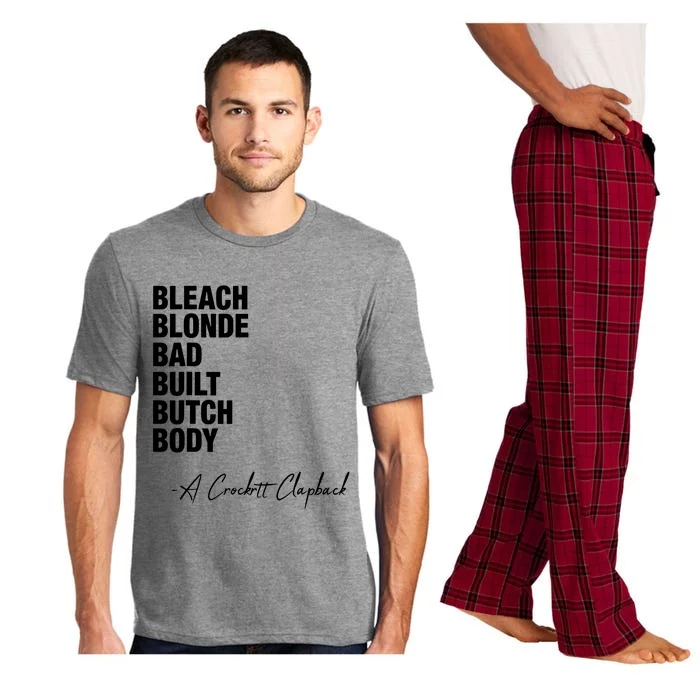 Bleach Blonde Bad Built Butch Body Pajama Set