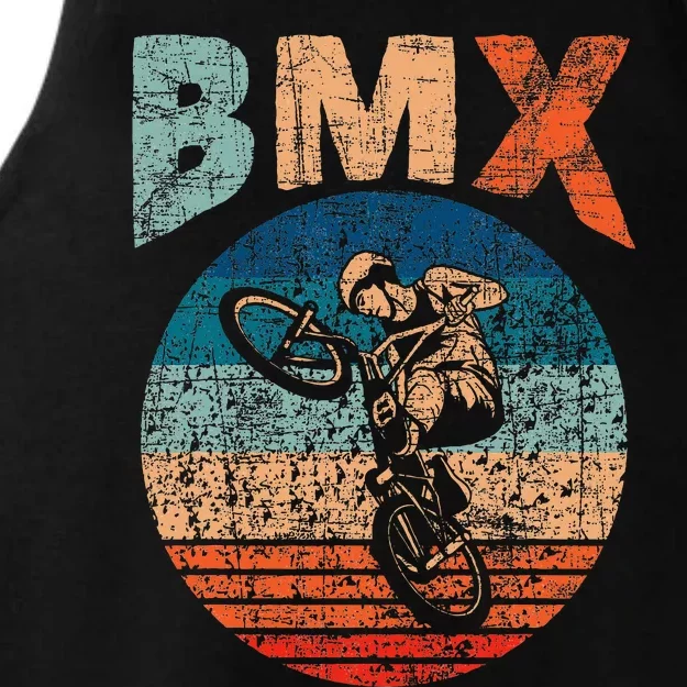 Bmx Bike Bicycle Rider Cyclist Racing Stunt Road Biking Ladies Tri-Blend Wicking Tank