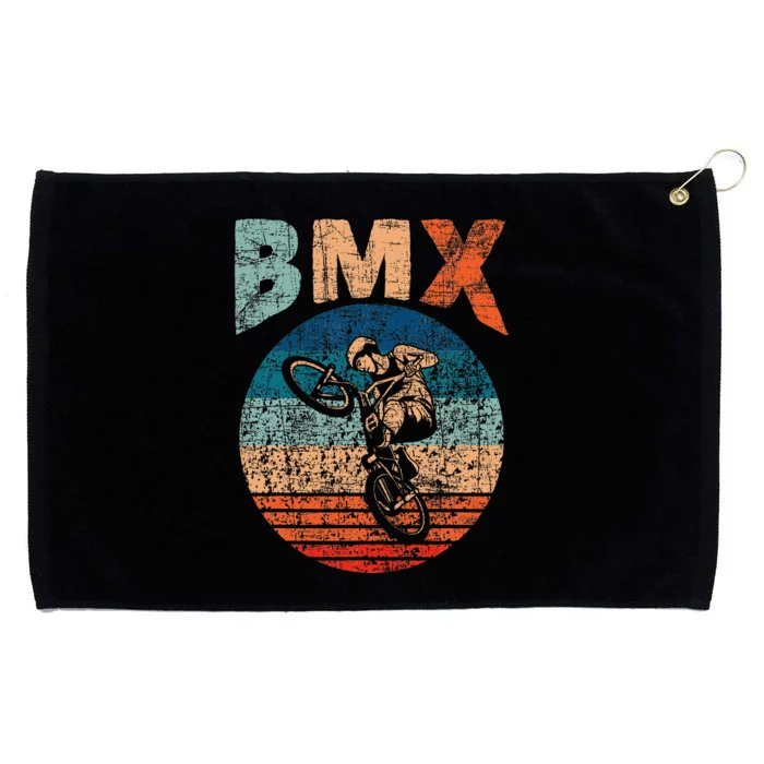 Bmx Bike Bicycle Rider Cyclist Racing Stunt Road Biking Grommeted Golf Towel