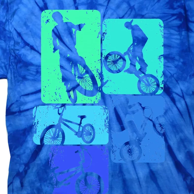 Bmx Bike Bicycle Stunt Racing Tie-Dye T-Shirt