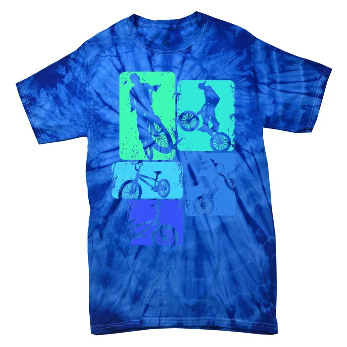 Bmx Bike Bicycle Stunt Racing Tie-Dye T-Shirt