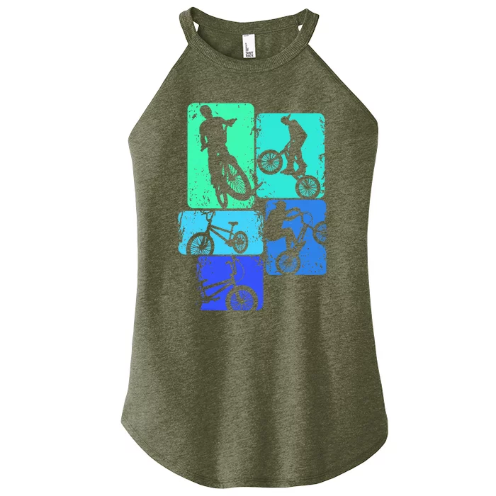 Bmx Bike Bicycle Stunt Racing Women’s Perfect Tri Rocker Tank