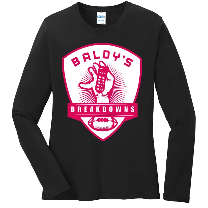 BaldyS Breakdowns Ladies Long Sleeve Shirt