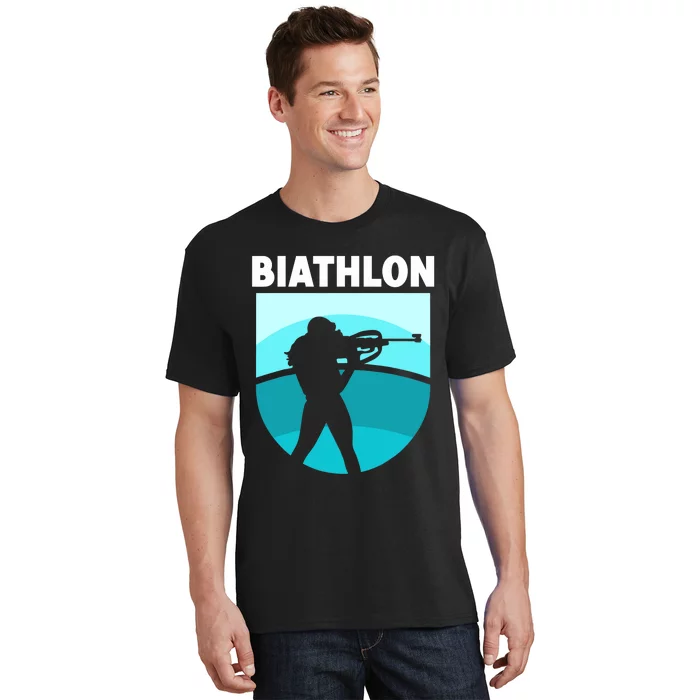 Biathlon Biathlete Biathlons Sports T-Shirt