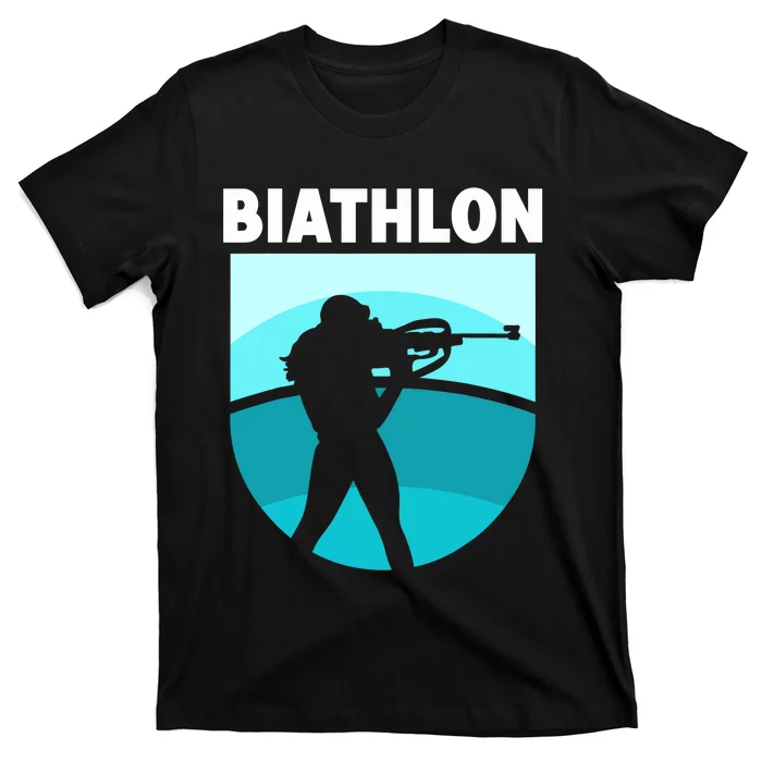 Biathlon Biathlete Biathlons Sports T-Shirt