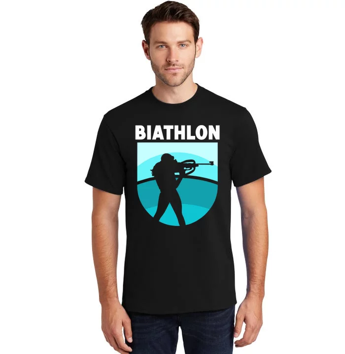 Biathlon Biathlete Biathlons Sports Tall T-Shirt