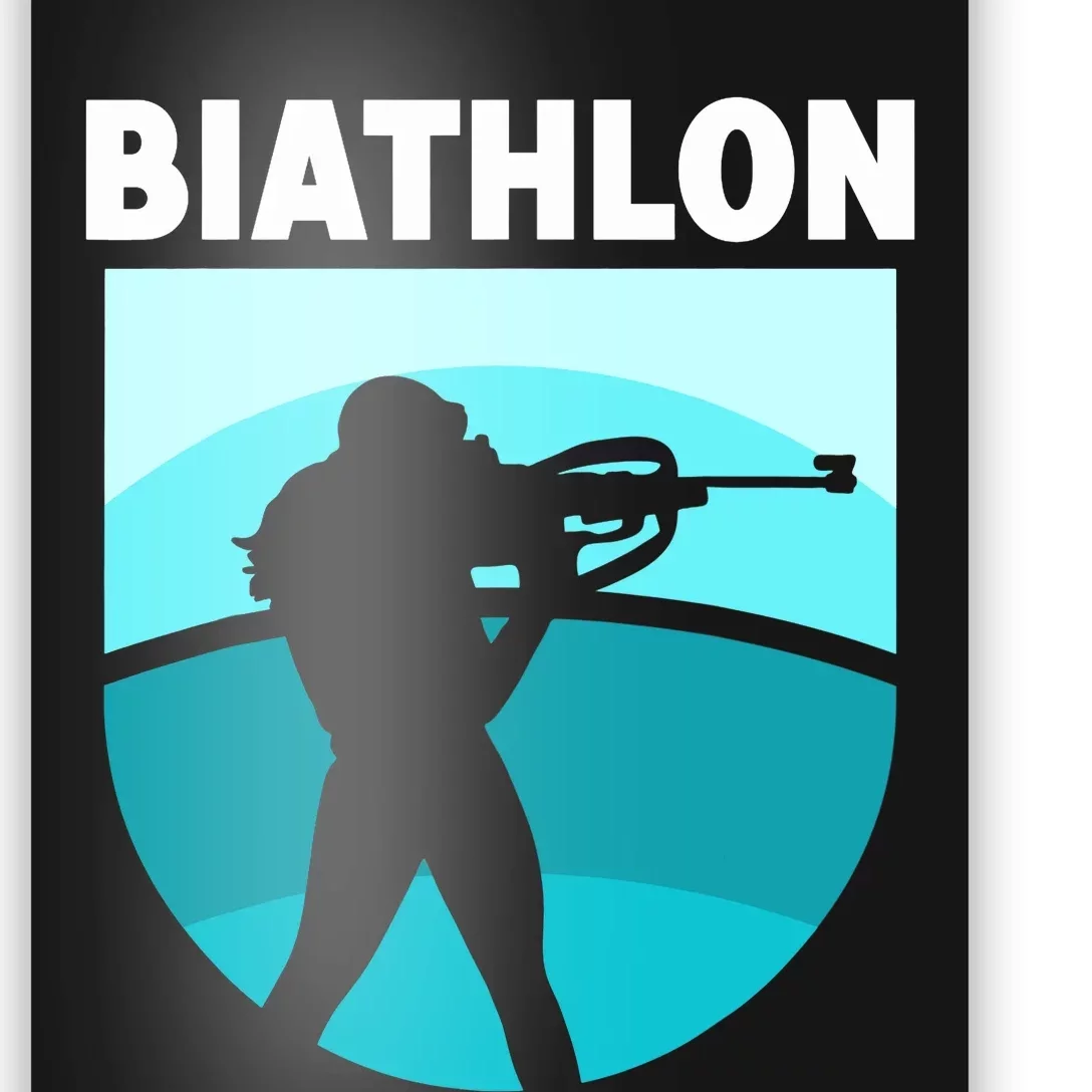 Biathlon Biathlete Biathlons Sports Poster