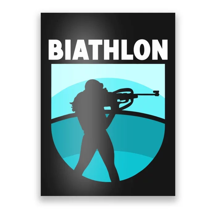 Biathlon Biathlete Biathlons Sports Poster