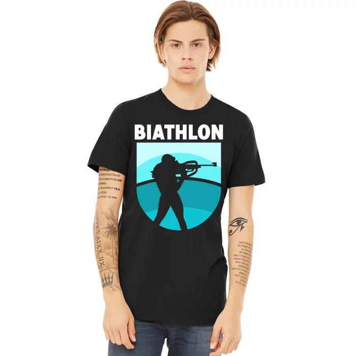 Biathlon Biathlete Biathlons Sports Premium T-Shirt