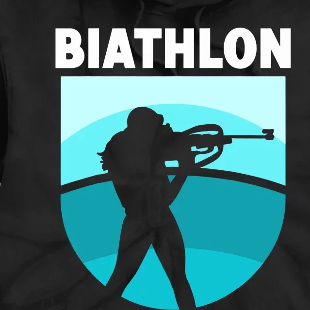 Biathlon Biathlete Biathlons Sports Tie Dye Hoodie