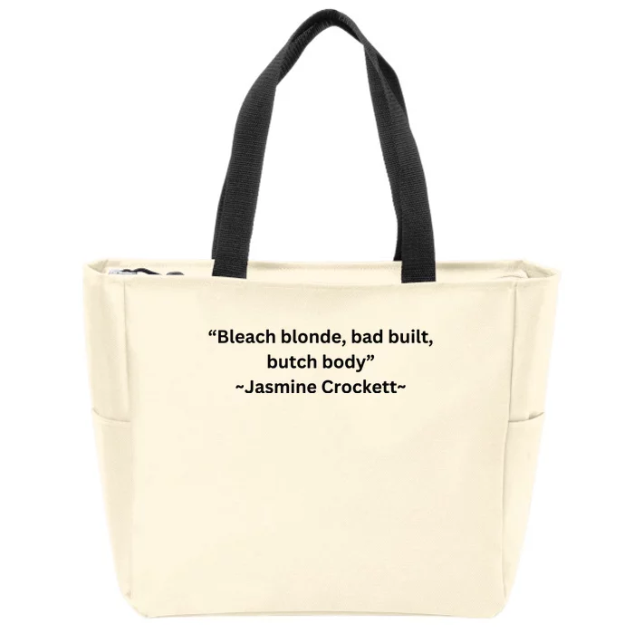 Bleach Blond Bad Built Butch Body Zip Tote Bag