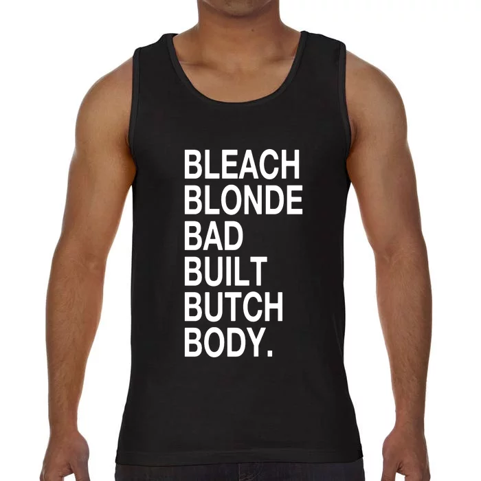 Bleach Blond Bad Built Butch Body Comfort Colors® Tank Top