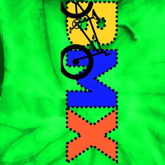 BMX Bike Tie Dye Hoodie