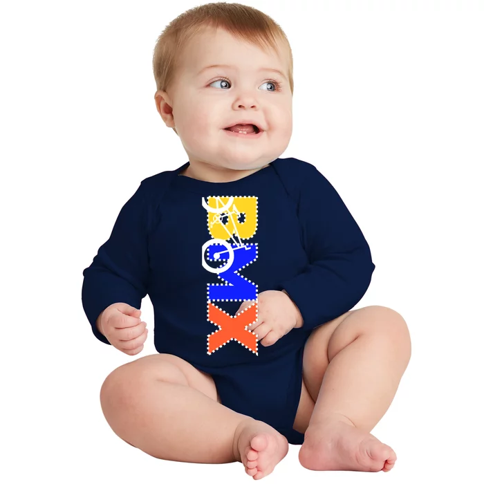 BMX Bike Baby Long Sleeve Bodysuit