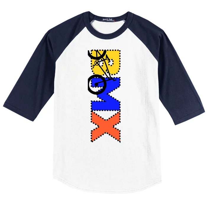 BMX Bike Baseball Sleeve Shirt