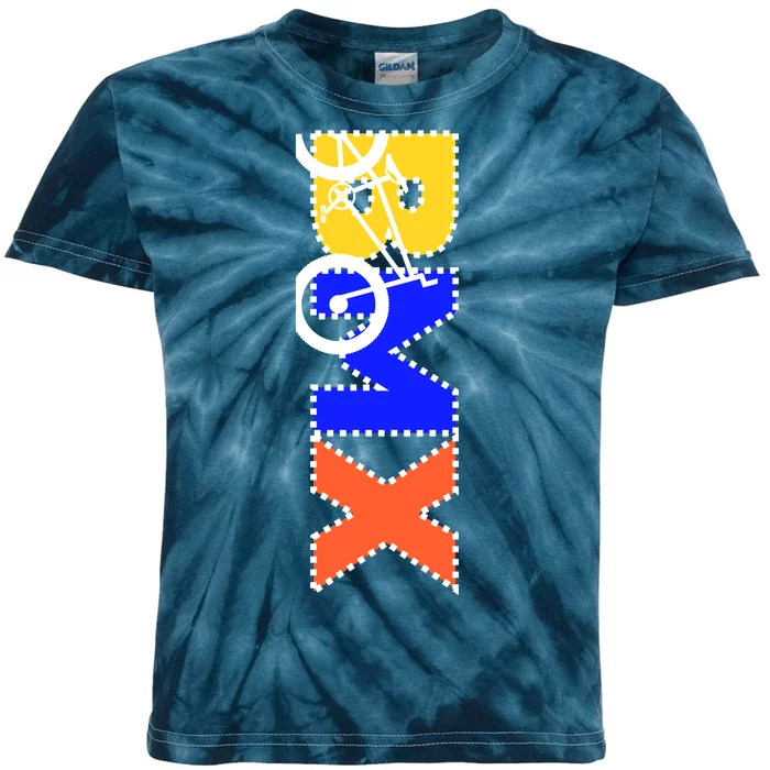 BMX Bike Kids Tie-Dye T-Shirt