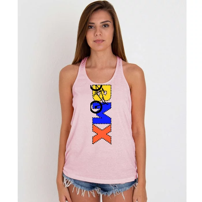 BMX Bike Women's Knotted Racerback Tank