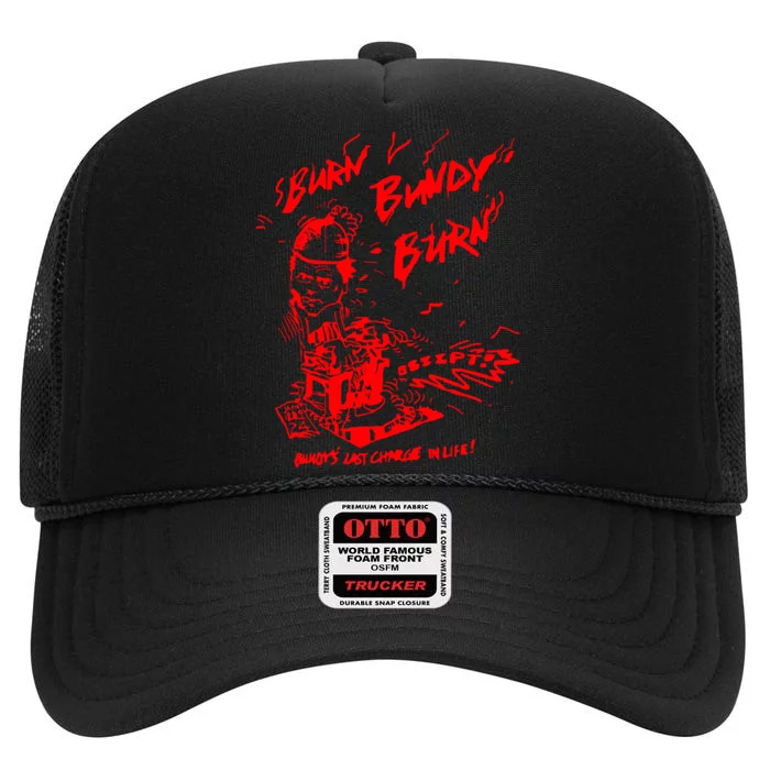 Burn Bundy Burn High Crown Mesh Trucker Hat