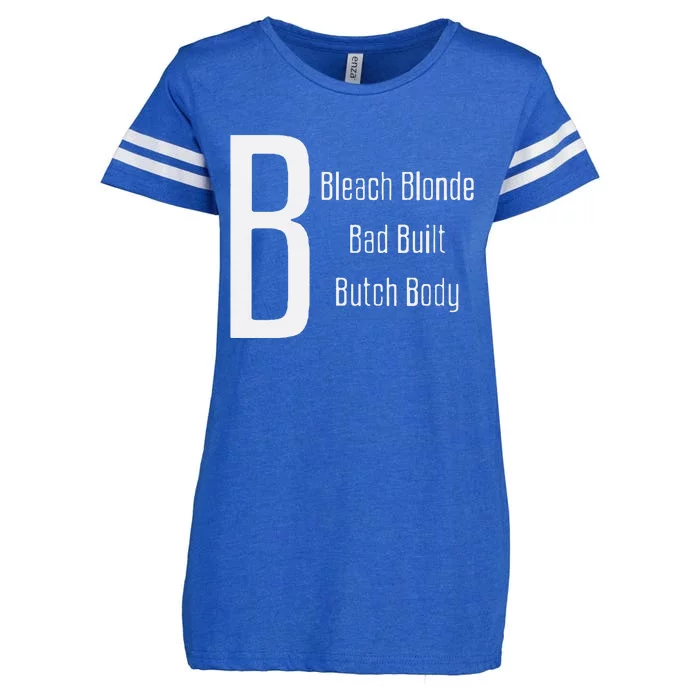 Bleach Blonde Bad Built Butch Body Enza Ladies Jersey Football T-Shirt