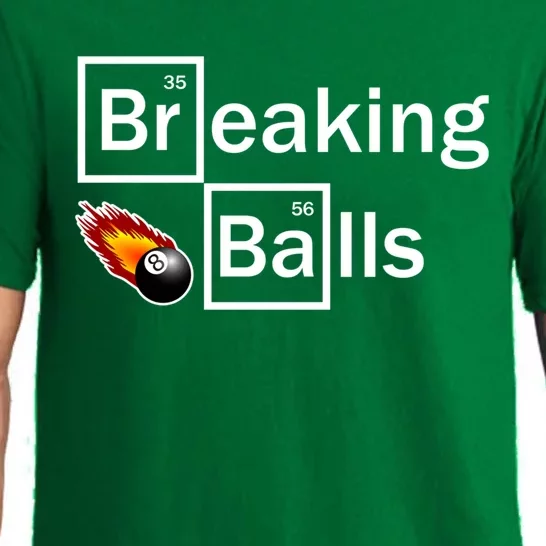 Breaking Balls Billiard Player Pool Snooker 8 Ball Funny Cute Gift Pajama Set