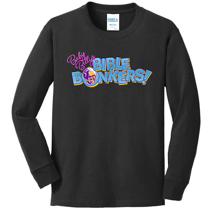 Baby Billy’s Bible Bonkers Kids Long Sleeve Shirt