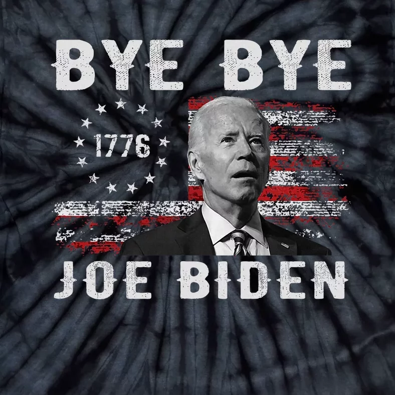 Bye Bye Biden Funny Antibiden Election Drops Out Tie-Dye T-Shirt