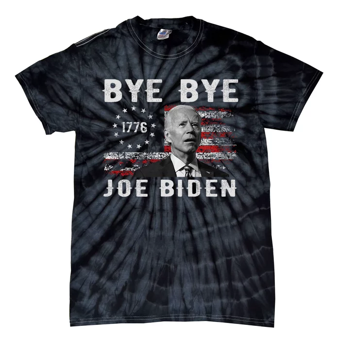 Bye Bye Biden Funny Antibiden Election Drops Out Tie-Dye T-Shirt